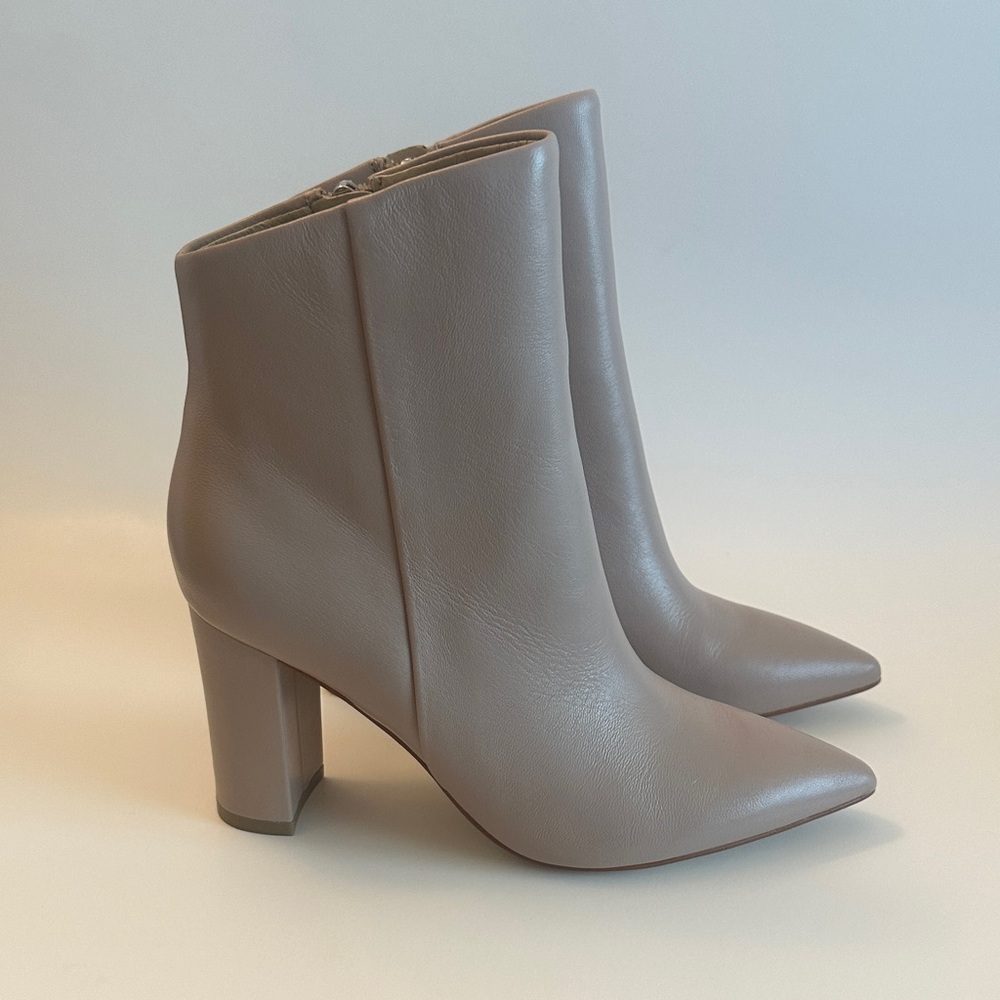 Marc Fisher Taupe Ankle Booties